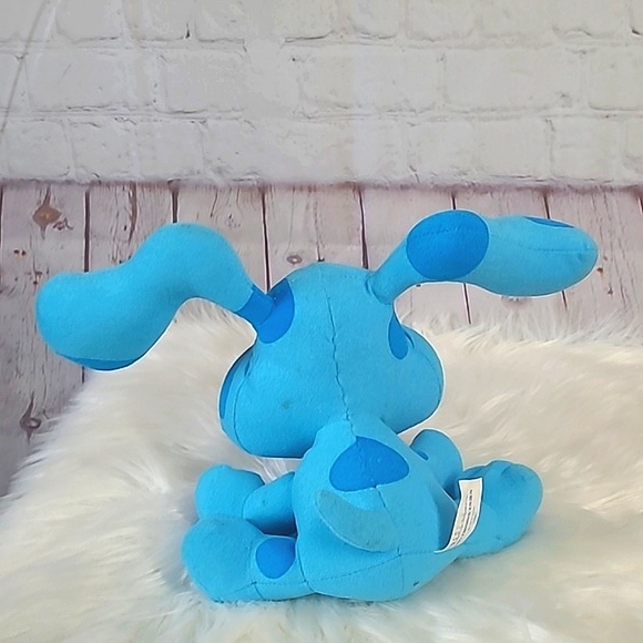 Vintage Tyco 1997 90s Mattel Blues Clues Poseable Blue Plush Stuffed Animal Nick - Picture 9 of 17
